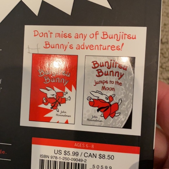 😎4/20$ Chapter Book Bunjitsu Bunny’s Best Move - Picture 6 of 9